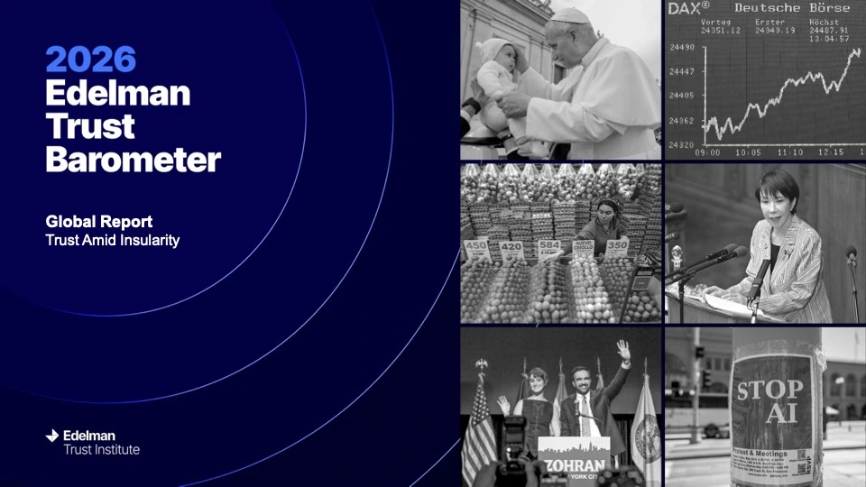 Rapport 2026 Edelman Trust Barometer